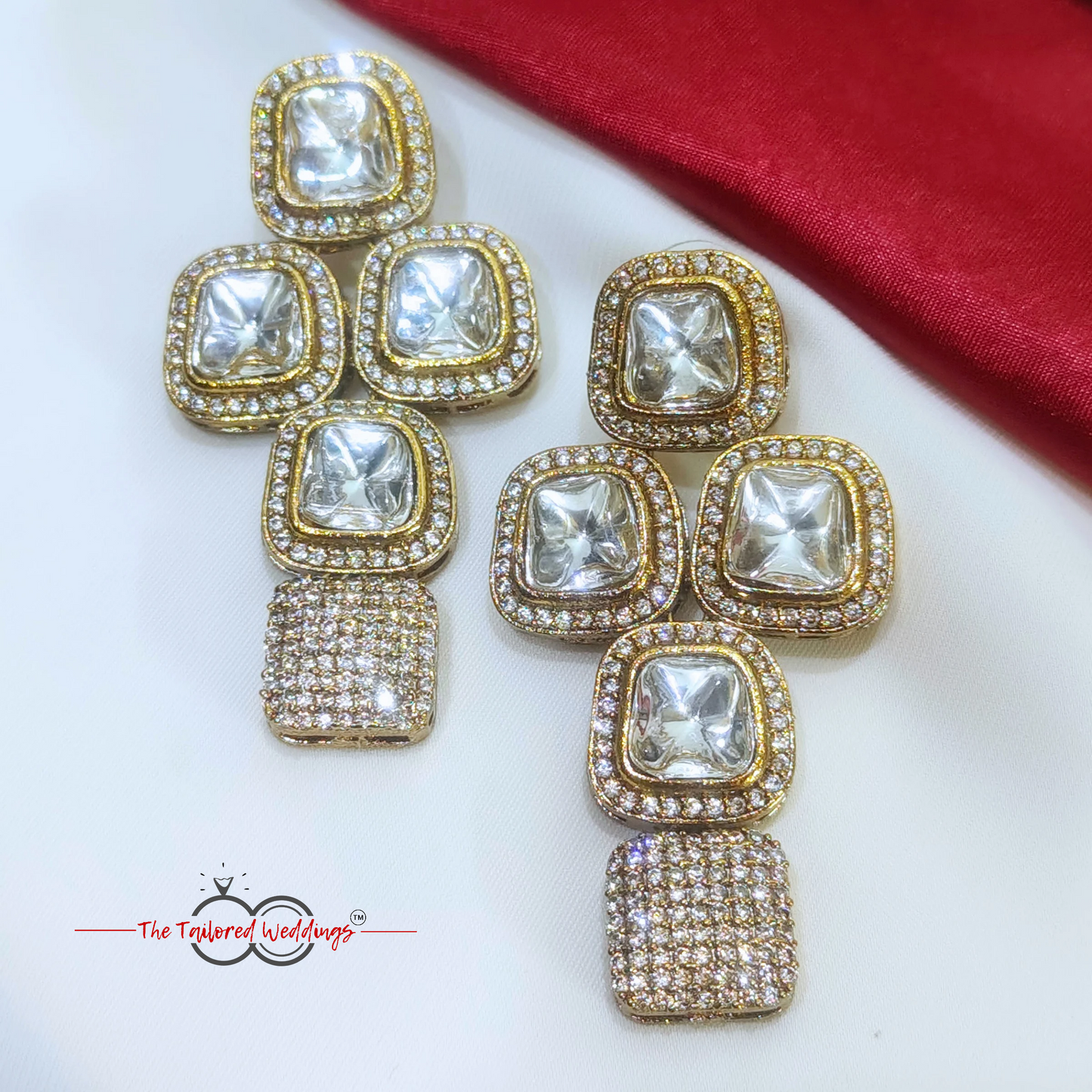 Peacock design Kundan necklace set with earrings β traditional Indian jewelry for weddings and festive wear.
