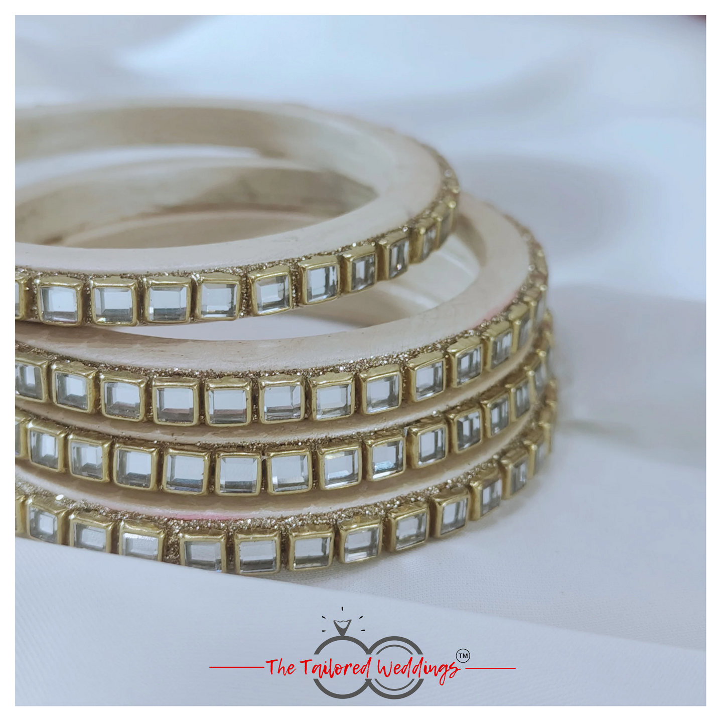 Pure Lac Kundan Bangles