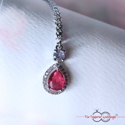 Contemporary statement american diamond jewelry for engagement, partylooks or weddings